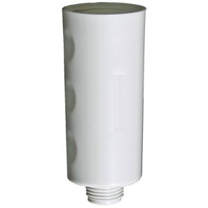 Replacement filter cartridge for an AquaCert white legionella shower filter